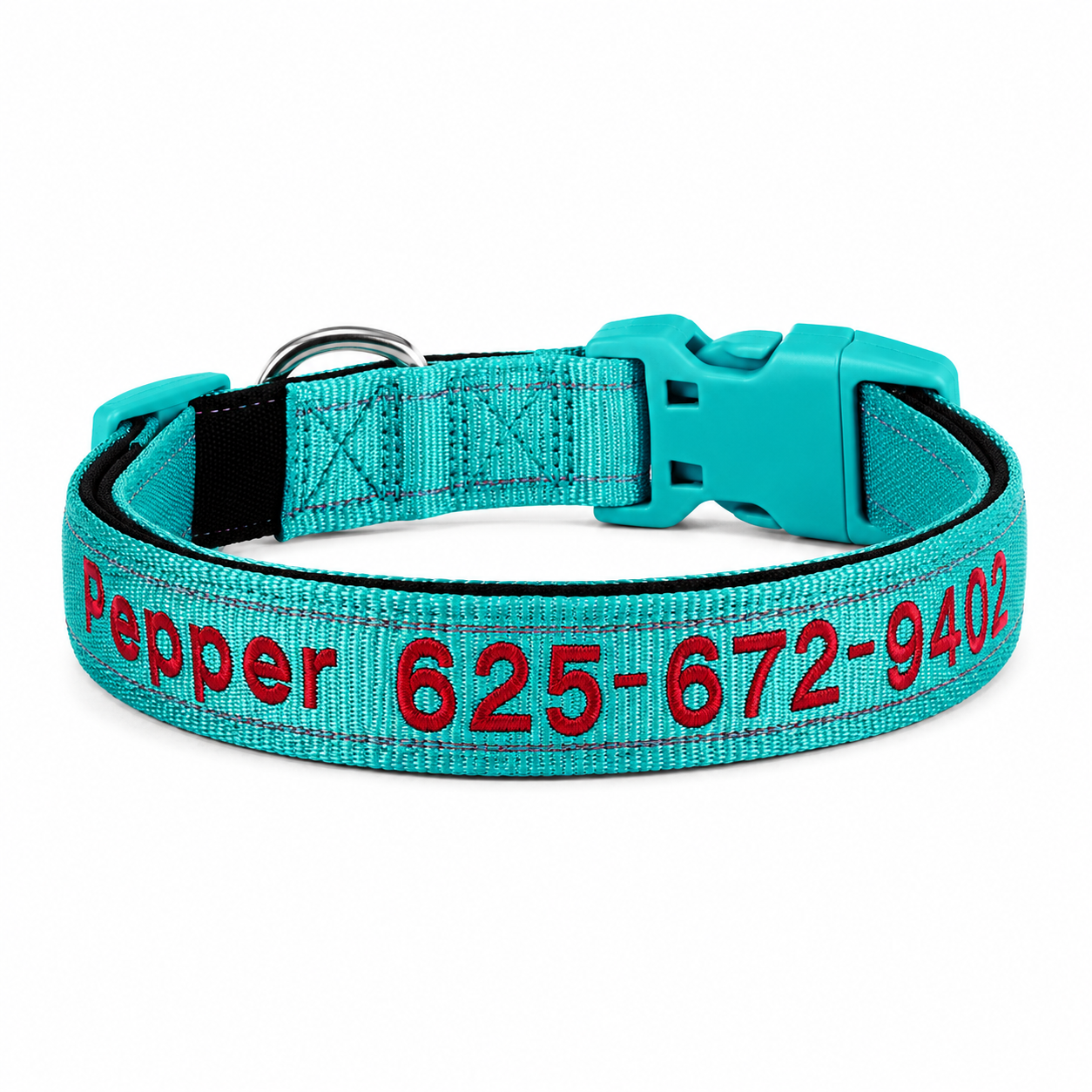 Collar Personalizado Bordado para Perros MISS