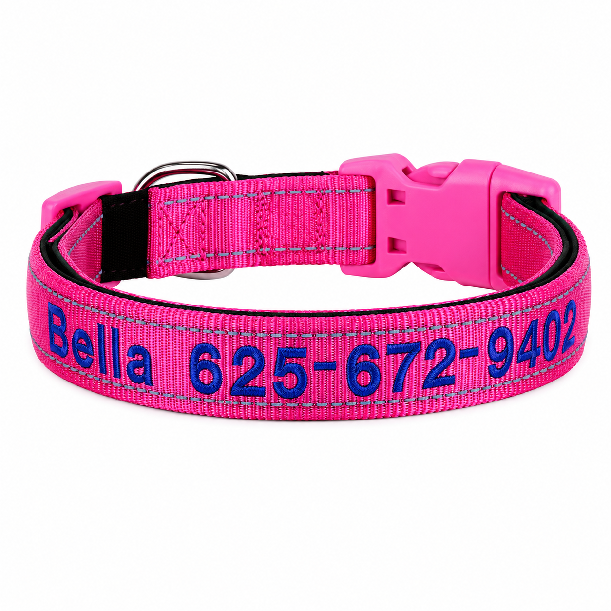 Collar Personalizado Bordado para Perros MISS