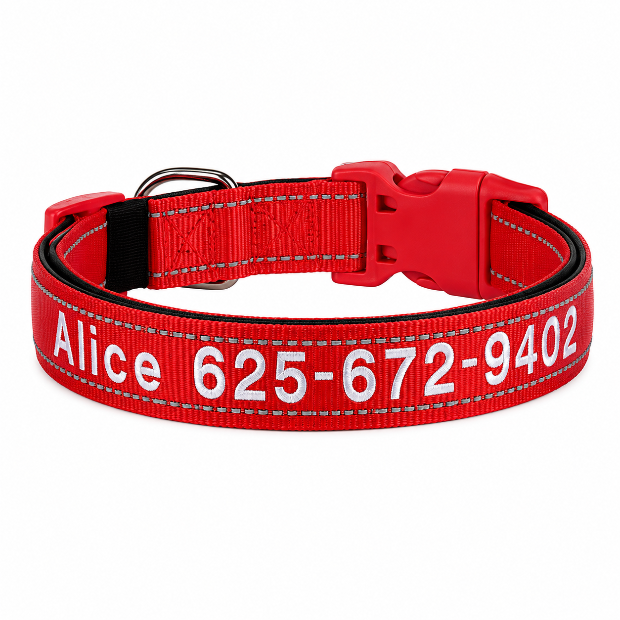 Collar Personalizado Bordado para Perros MISS