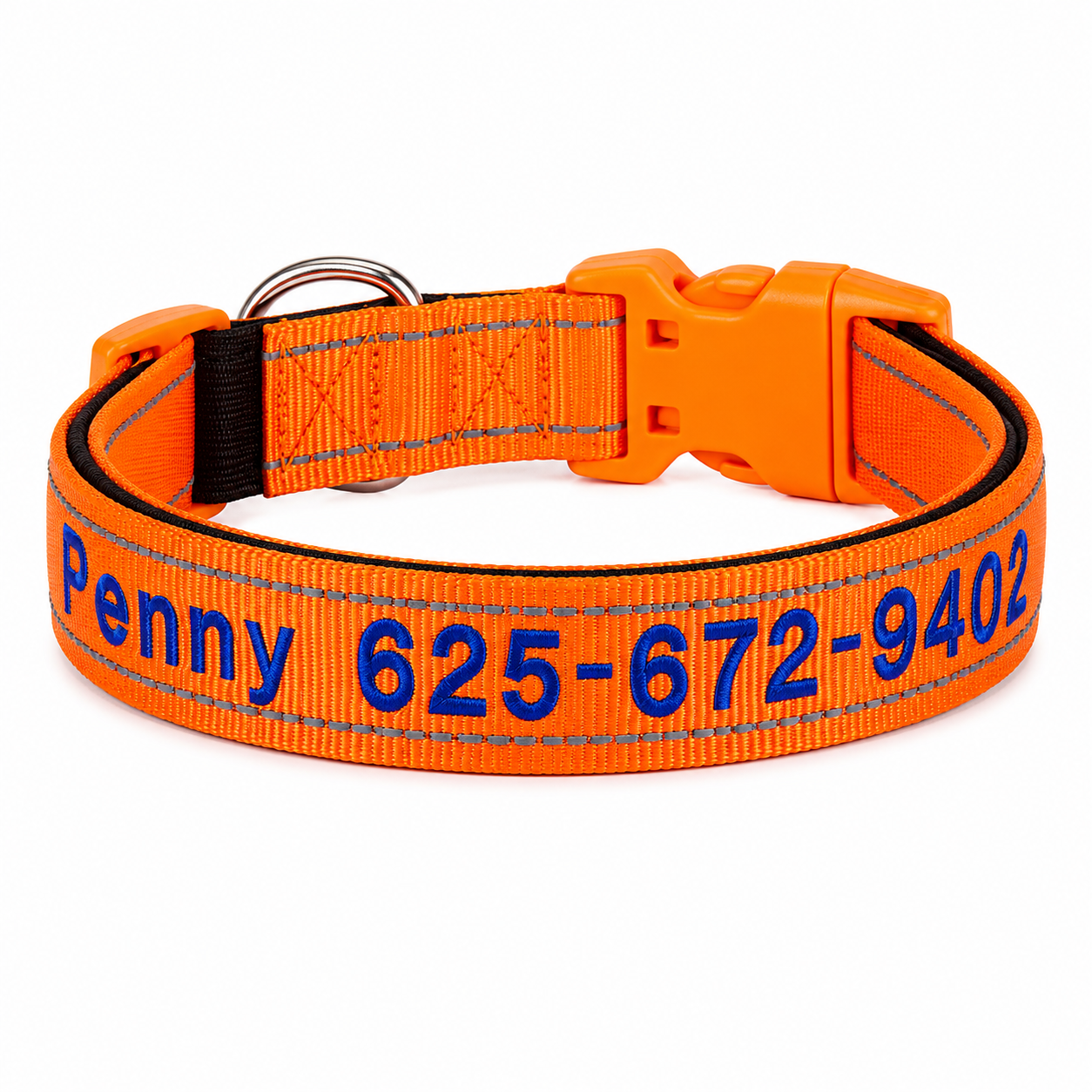 Collar Personalizado Bordado para Perros MISS