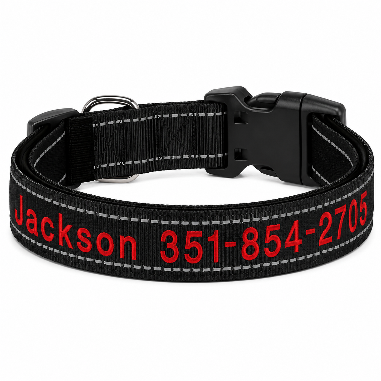 Collar Personalizado Bordado para Perros MISS