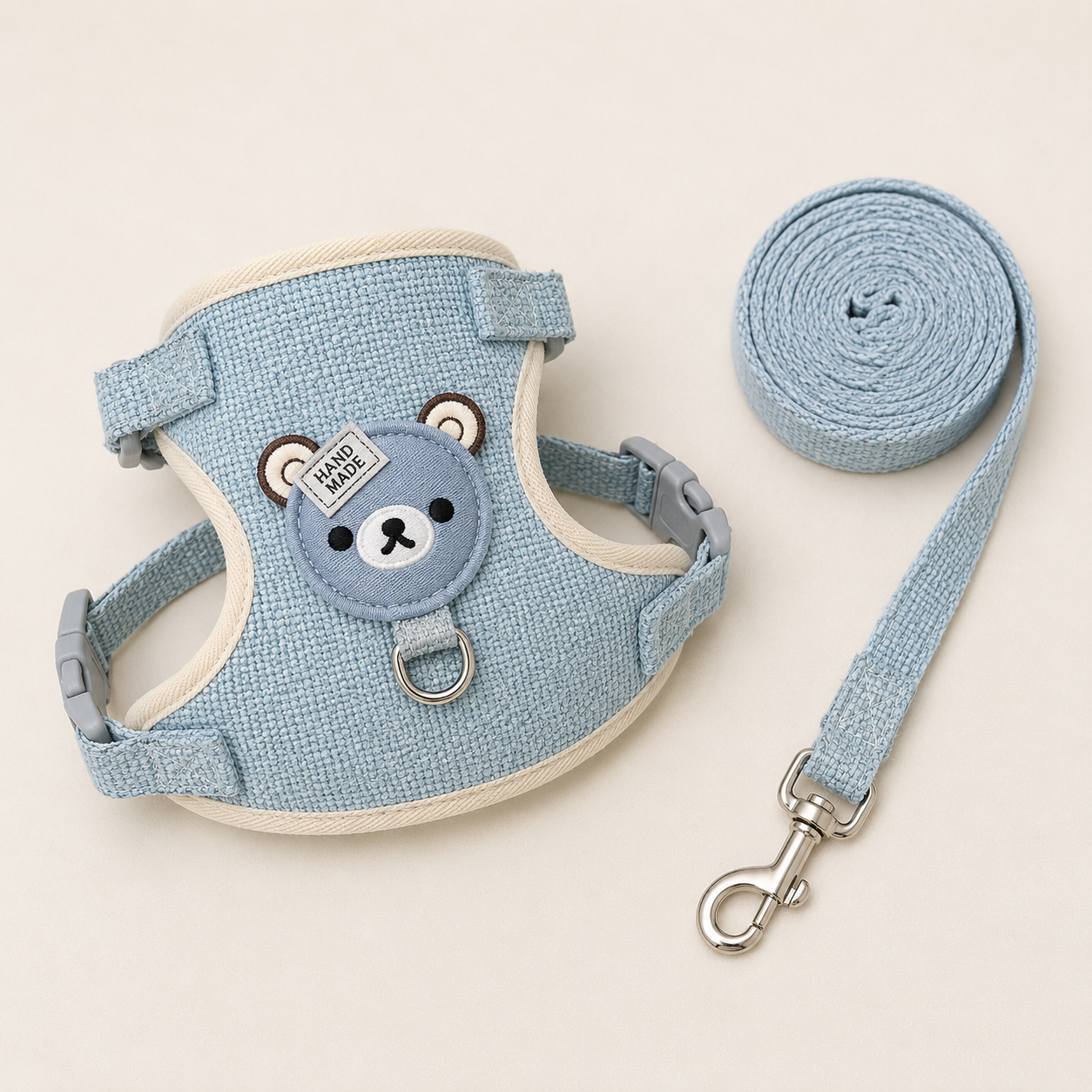 Arnés Ajustable para Perros y Gatos con Correa – Diseño Suave y Cómodo Alma