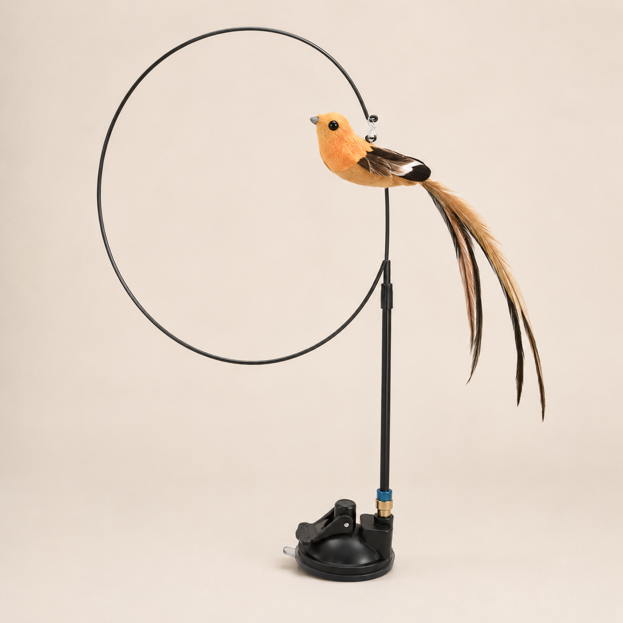 Juguete Interactivo para Gatos con Ventosa y Varilla Flexible PLEX