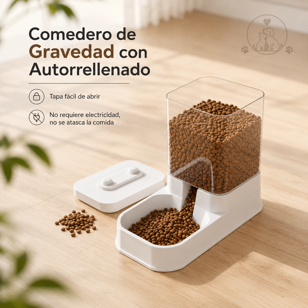 Comedero y Bebedero Automatico Gatos
