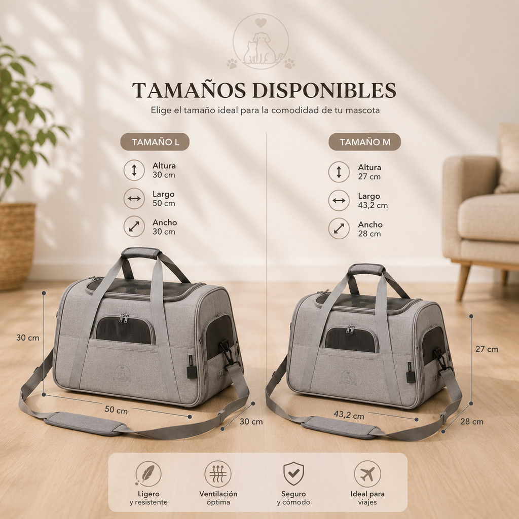 Transportin Para Perros Y Gatos