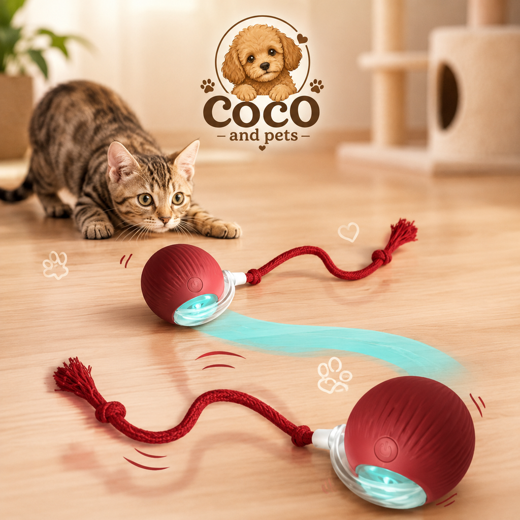 Pelota Inteligente Interactiva para Gatos