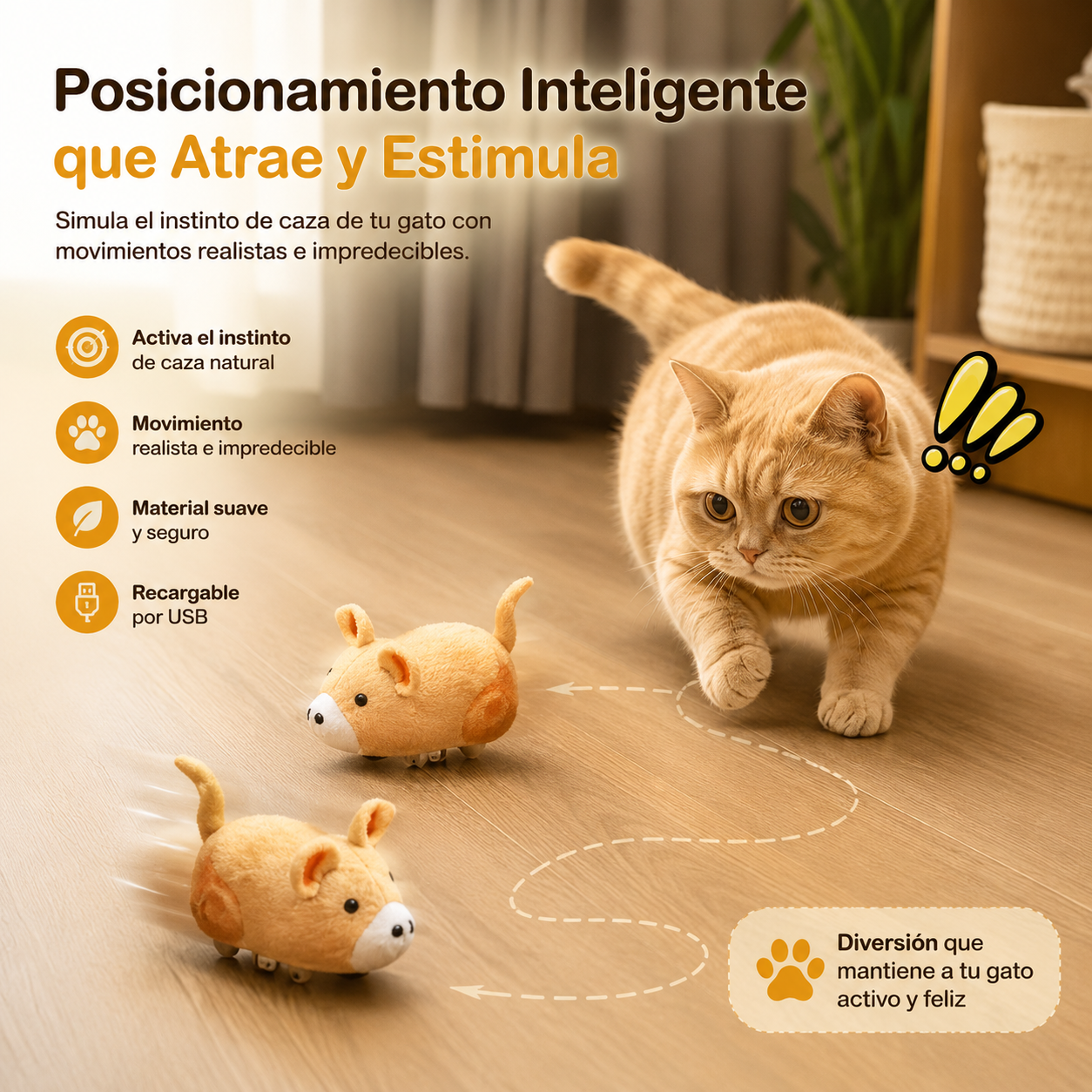Ratoncitos Interactivos para Gatos
