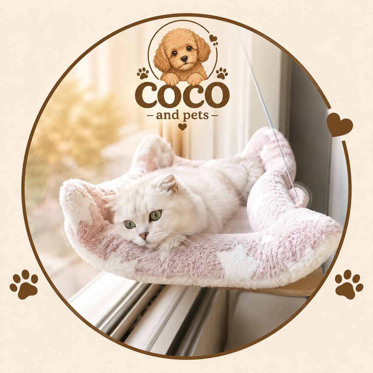 Cama Hamaca para Ventana para Gatos