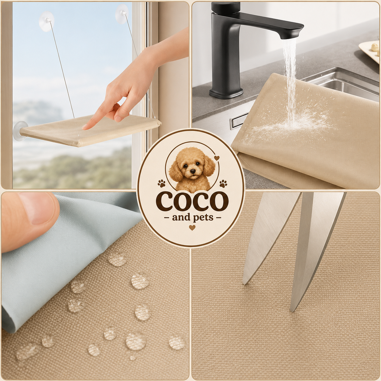 Cama Hamaca para Ventana para Gatos