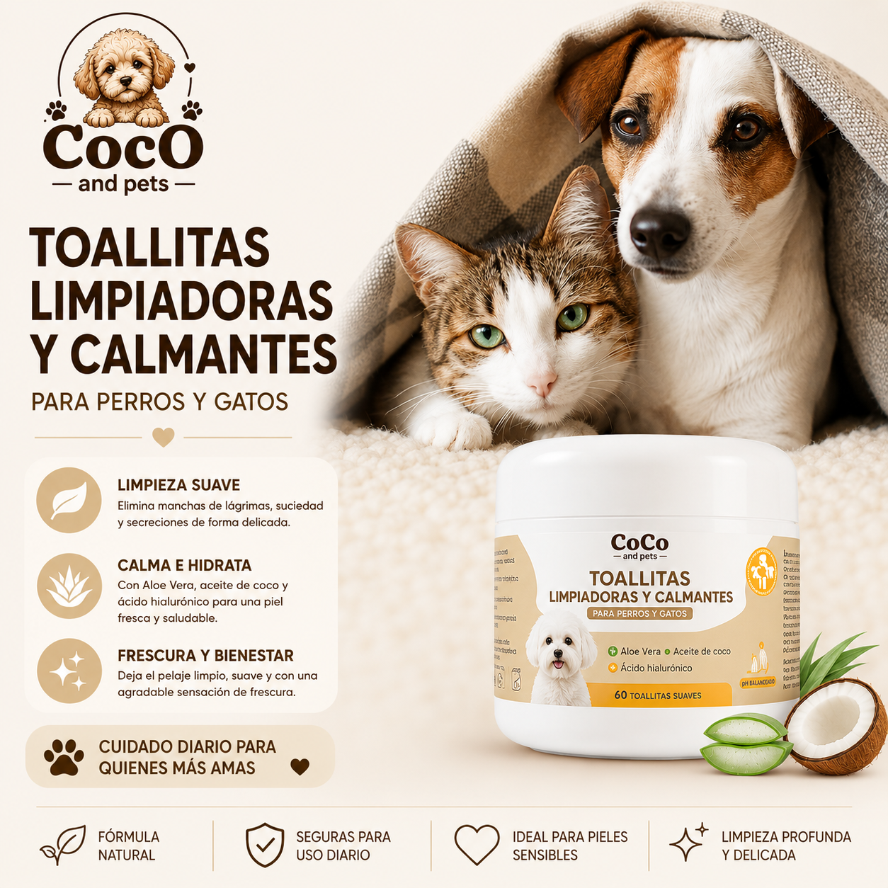 Toallitas Limpiadoras para Ojos