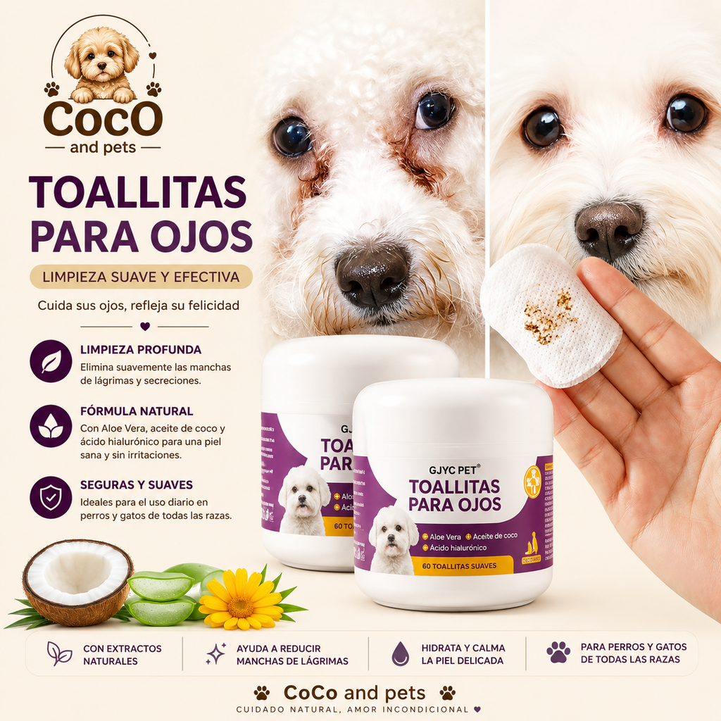 Toallitas Limpiadoras para Ojos