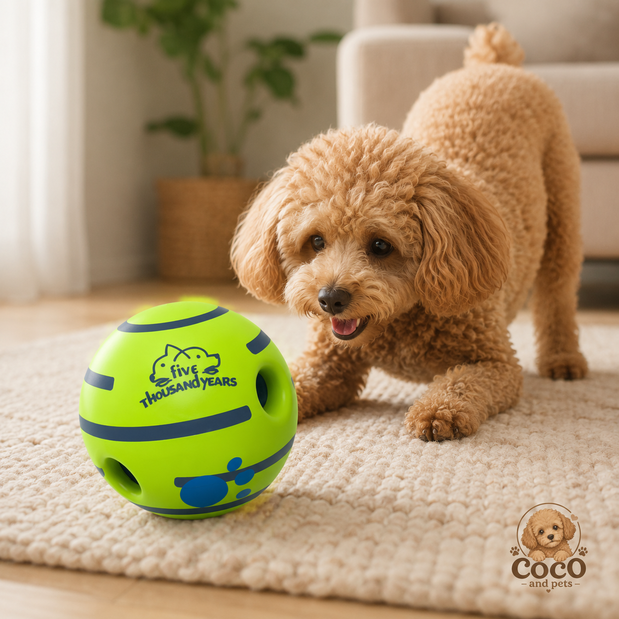 Pelota Interactiva con Rebote para Perros vernat