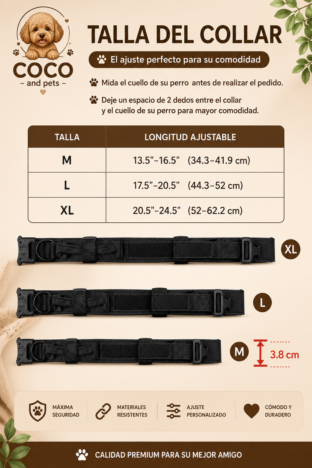 COLLAR TÁCTICO TOM