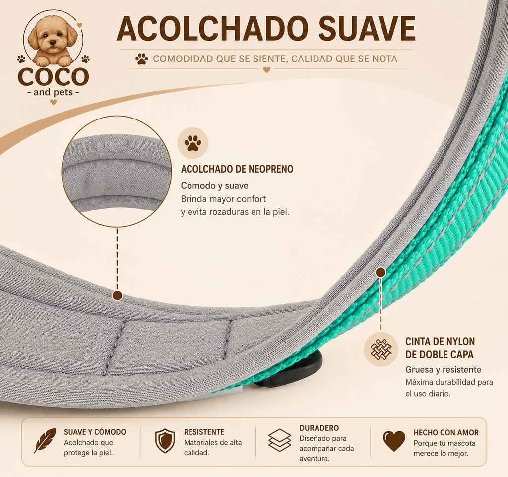 COLLAR ACOLCHADO BUBA