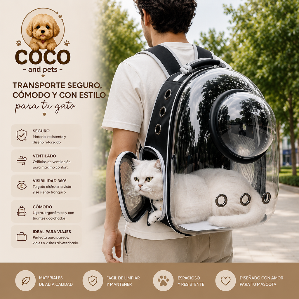 MOCHILA TRANSPORTÍN