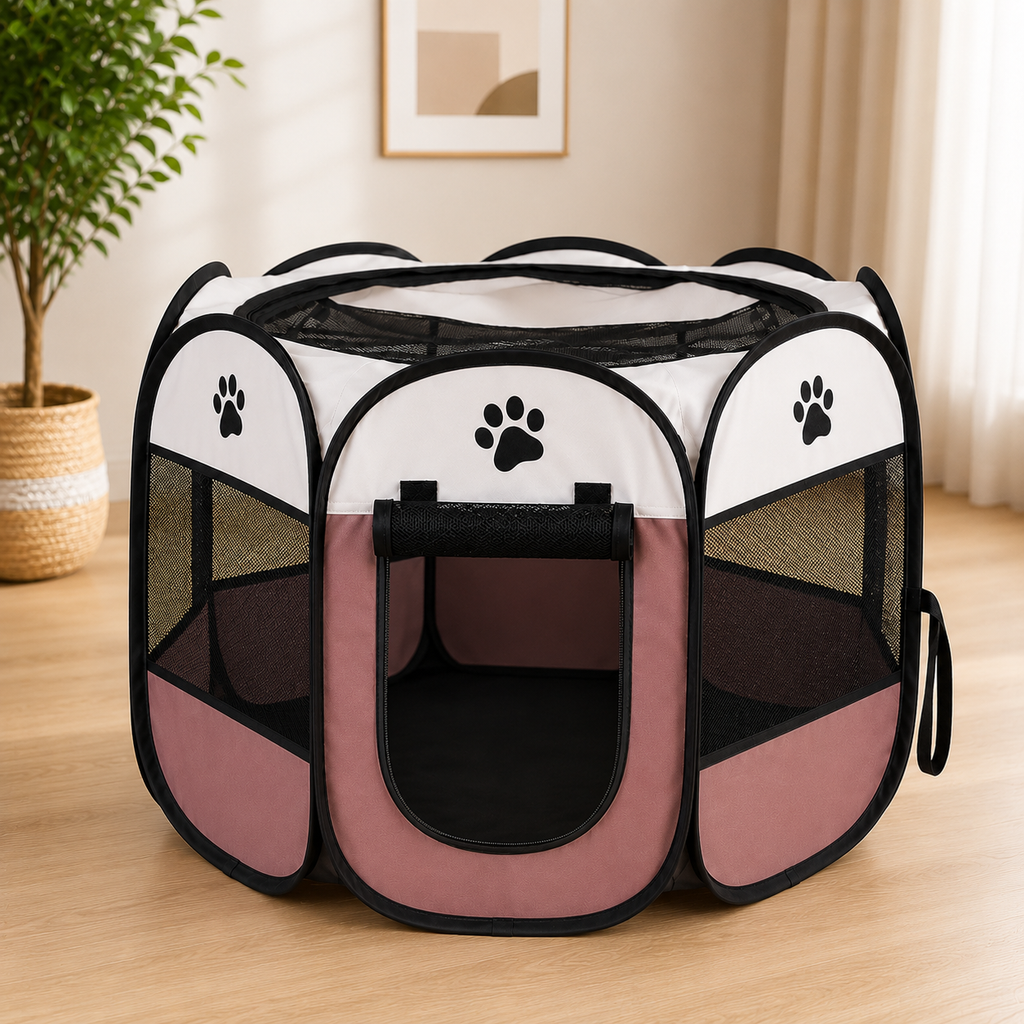 Parque Plegable para Mascotas Patricia – Cómodo, Seguro y Fácil de Transportar
