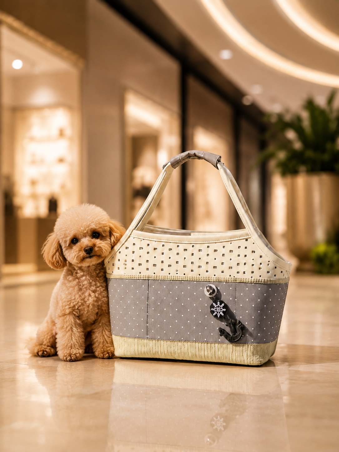 Bolso transportín premium para mascotas Marc