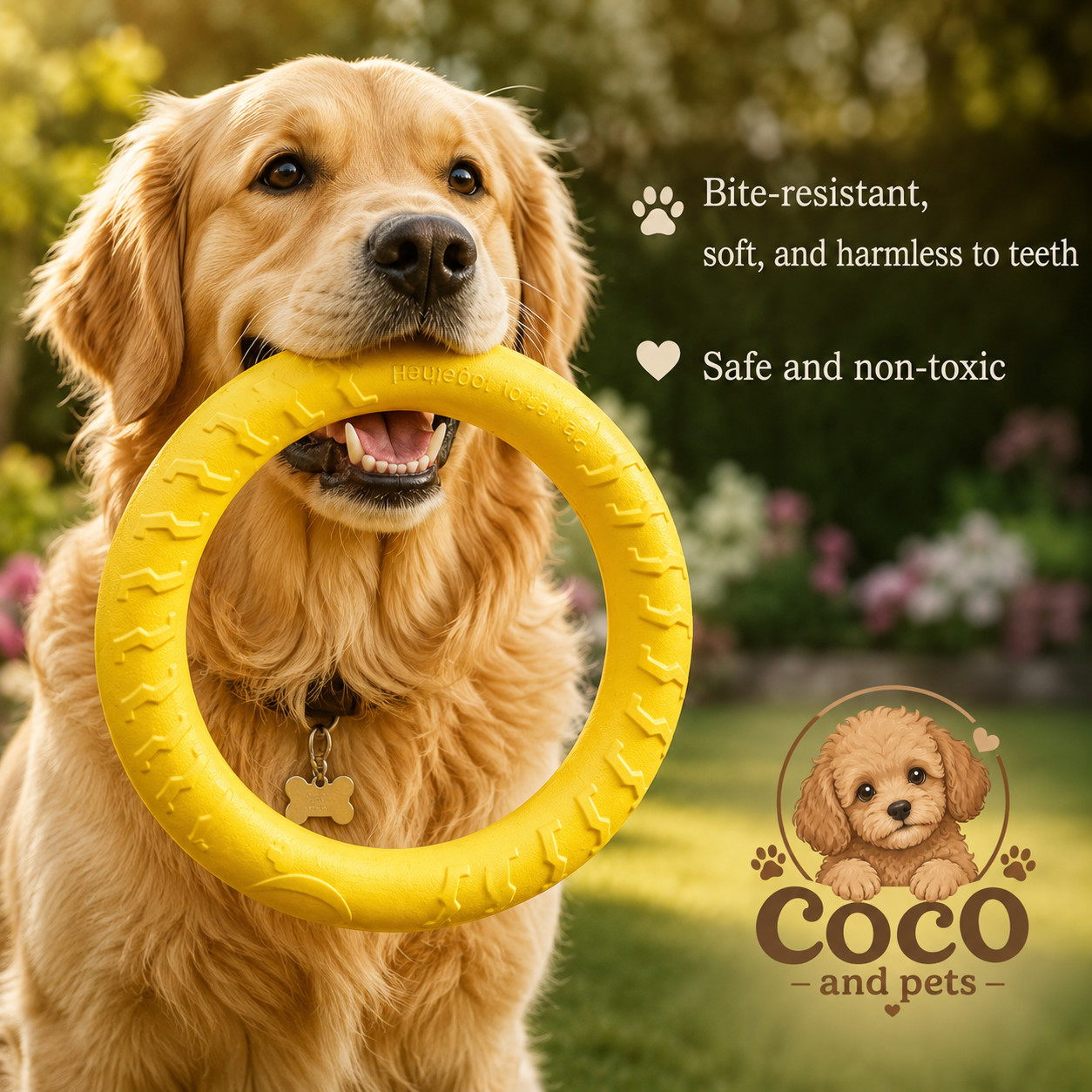 Anillo Mordedor COCO para Perros
