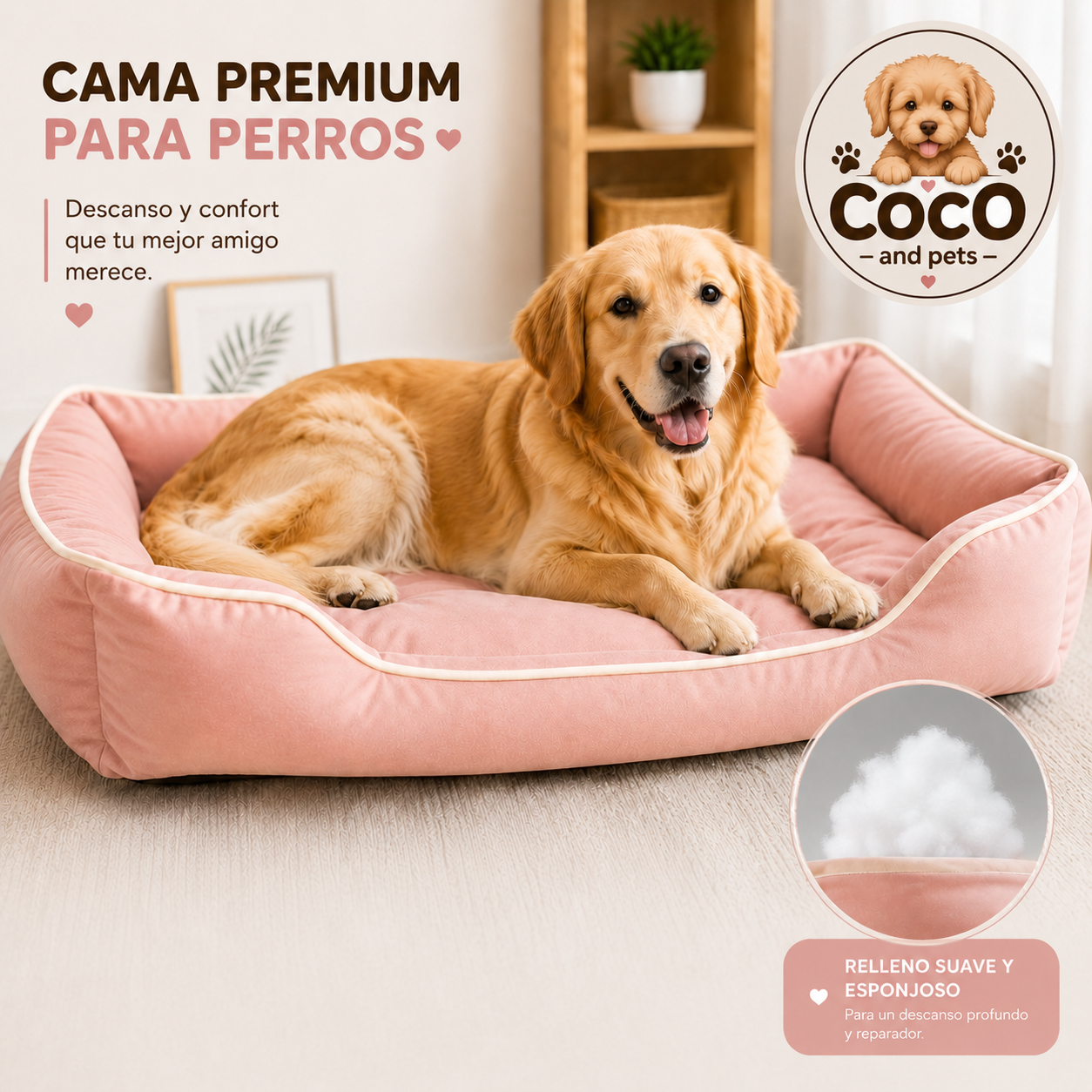 Cama Nube NINA – Suavidad y Confort para tu Mascota