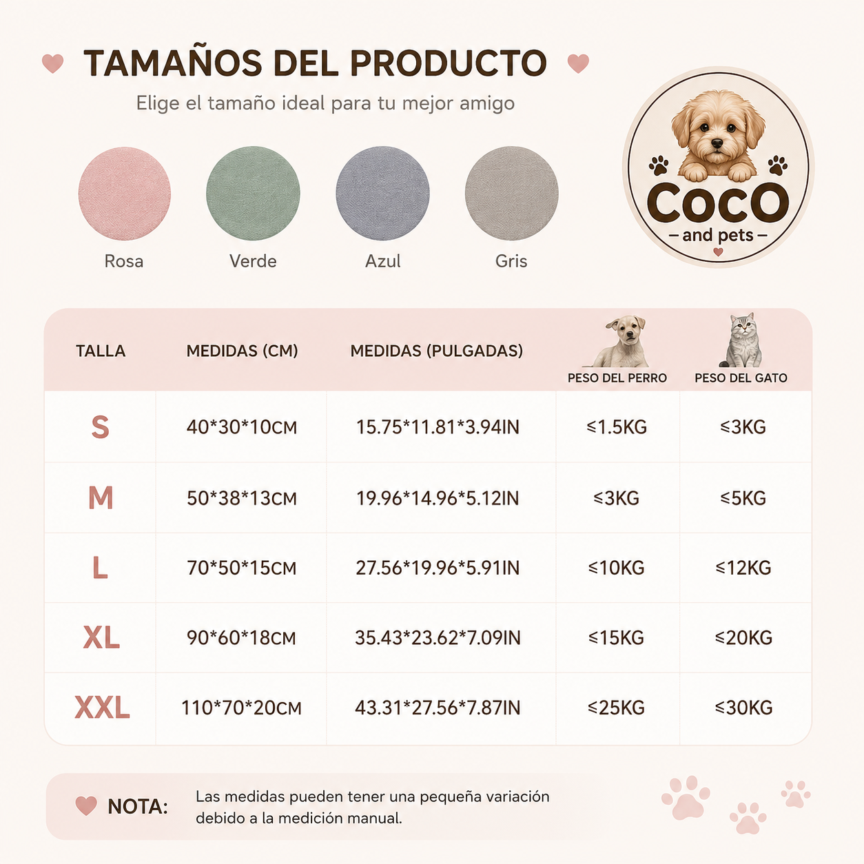 Cama Nube NINA – Suavidad y Confort para tu Mascota