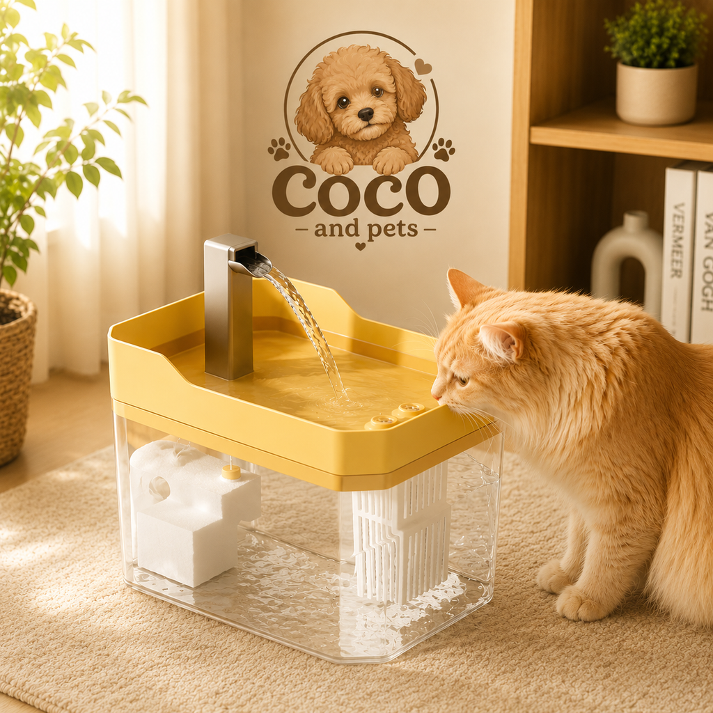 Fuente Automatica  Cristina  1.5L – Hidratación Inteligente para Mascotas