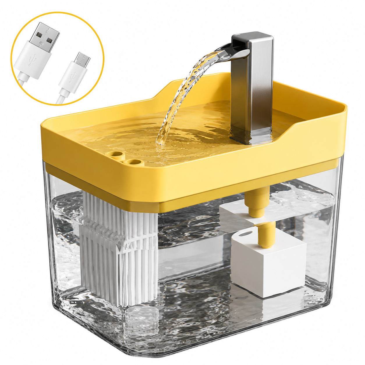 Fuente Automatica  Cristina  1.5L – Hidratación Inteligente para Mascotas