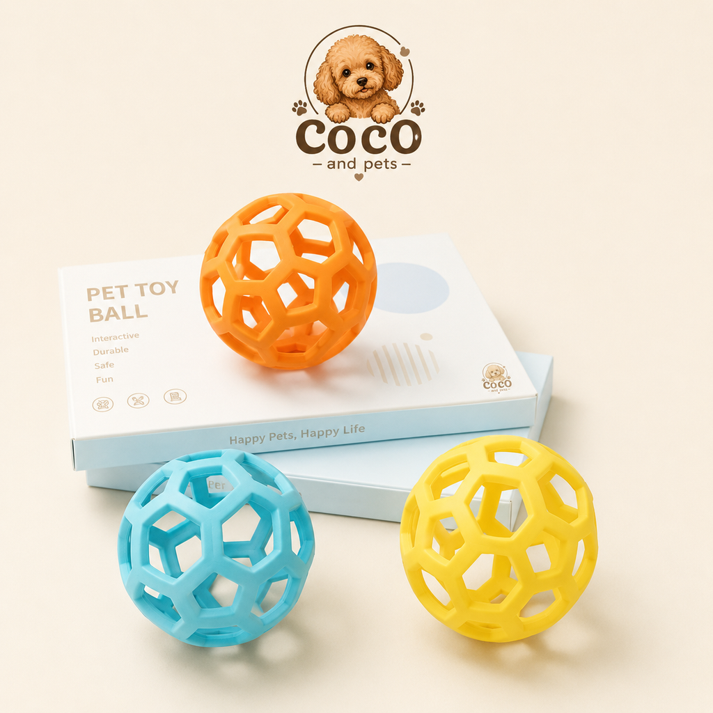 Pelota Interactiva Geométrica Lolo / Ideal para cachorros