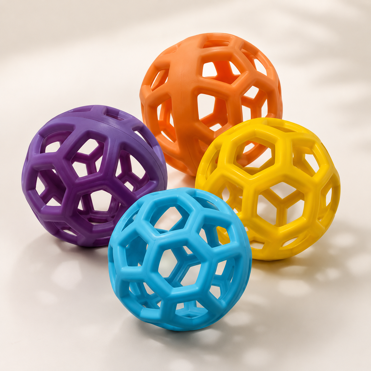 Pelota Interactiva Geométrica Lolo / Ideal para cachorros