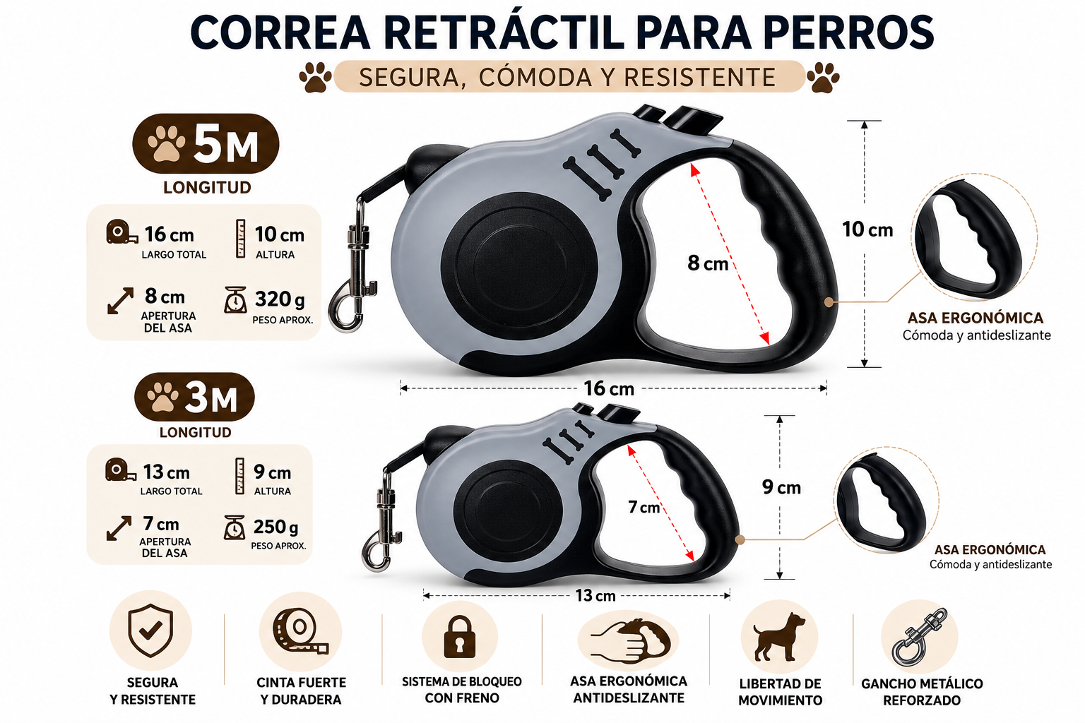 Correa Extensible Segura y Resistente kira