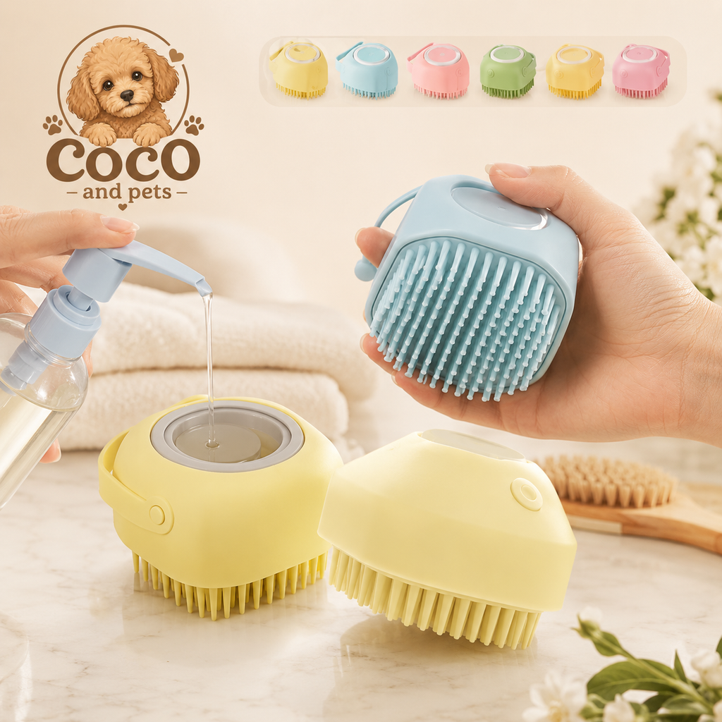 Cepillo de Baño de Silicona con Dispensador marta