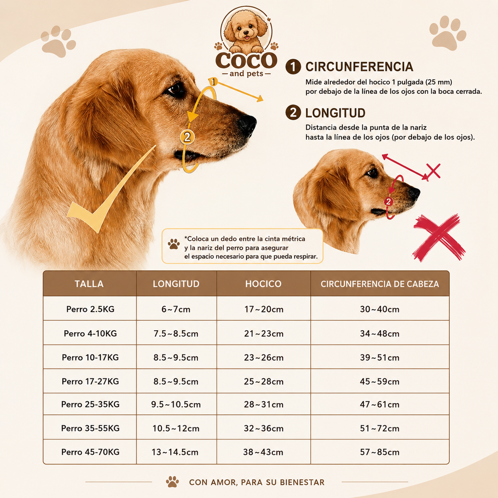 Bozal para Perros jorge