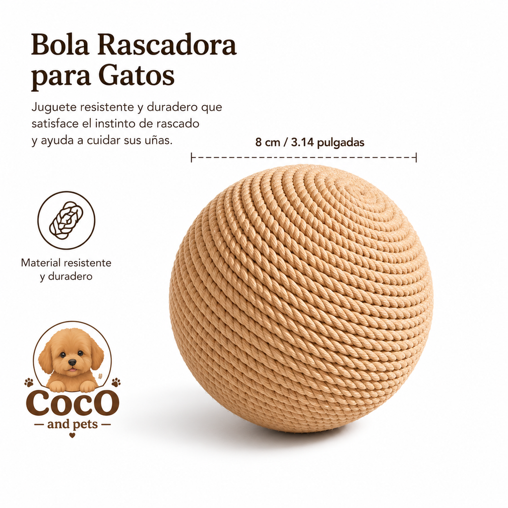 Bola Rascadora para Gatos pipo