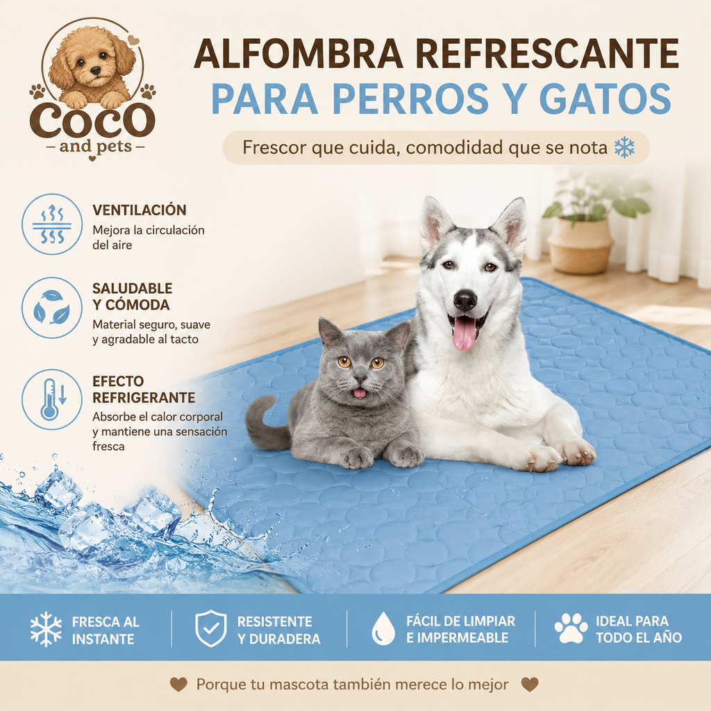 Alfombra Refrescante mar