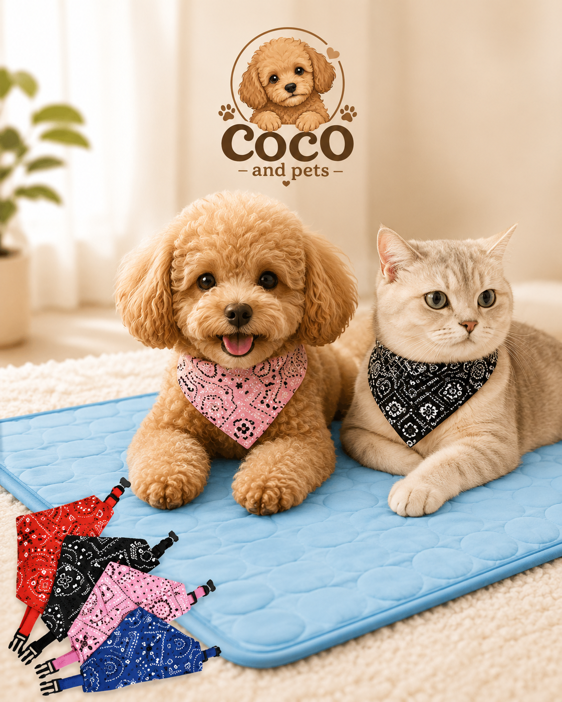 Pañuelo Bandana para Perros y Gatos